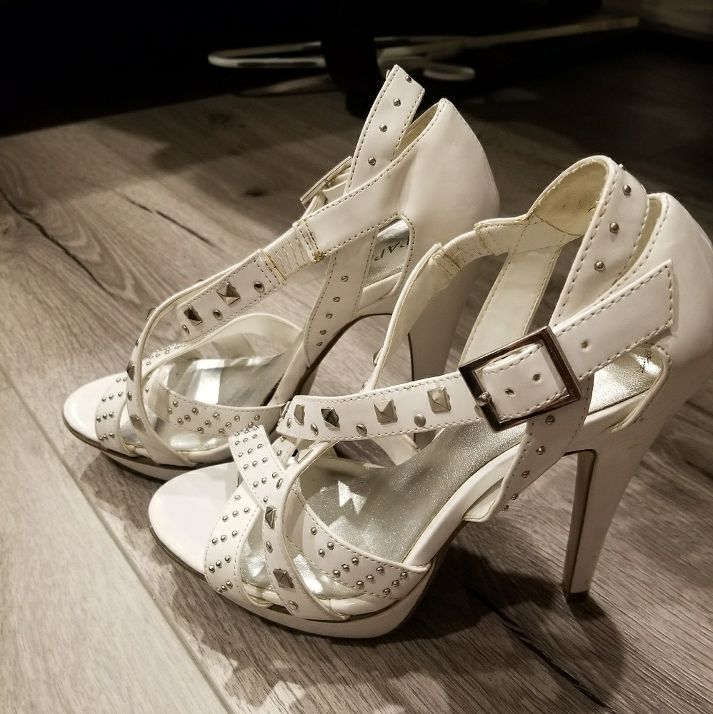 Studded Strappy Heels